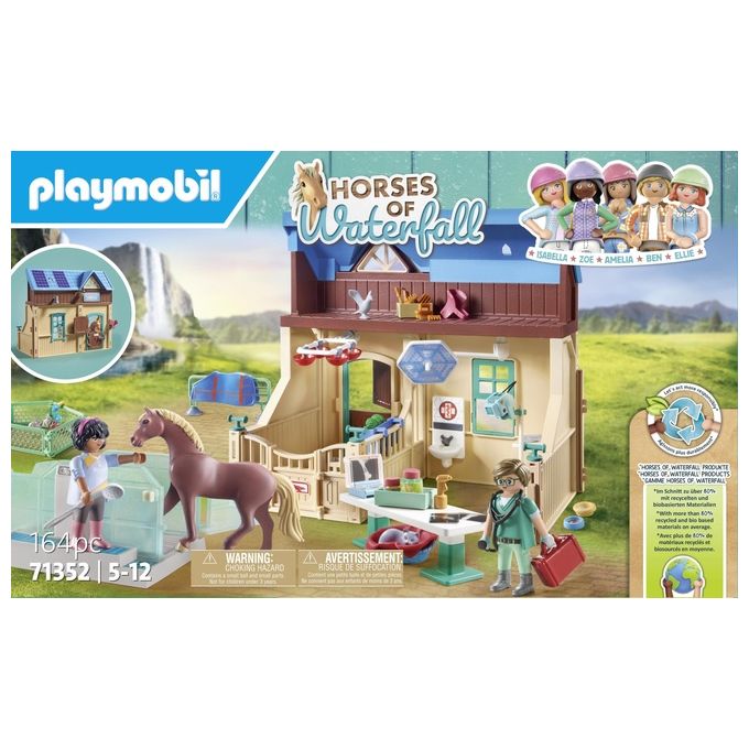Playmobil Stalla con Veterinario Horses of Waterfall