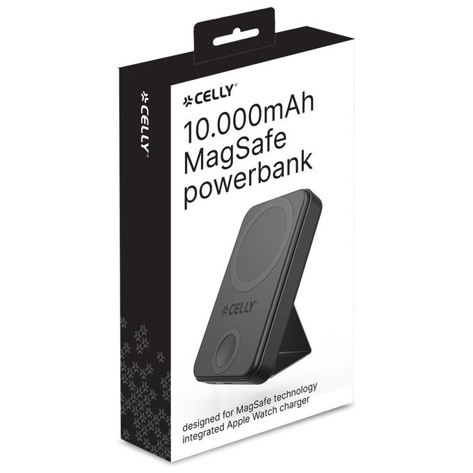 Celly MagSafe PowerBank 10.000  Watch Charger Nero