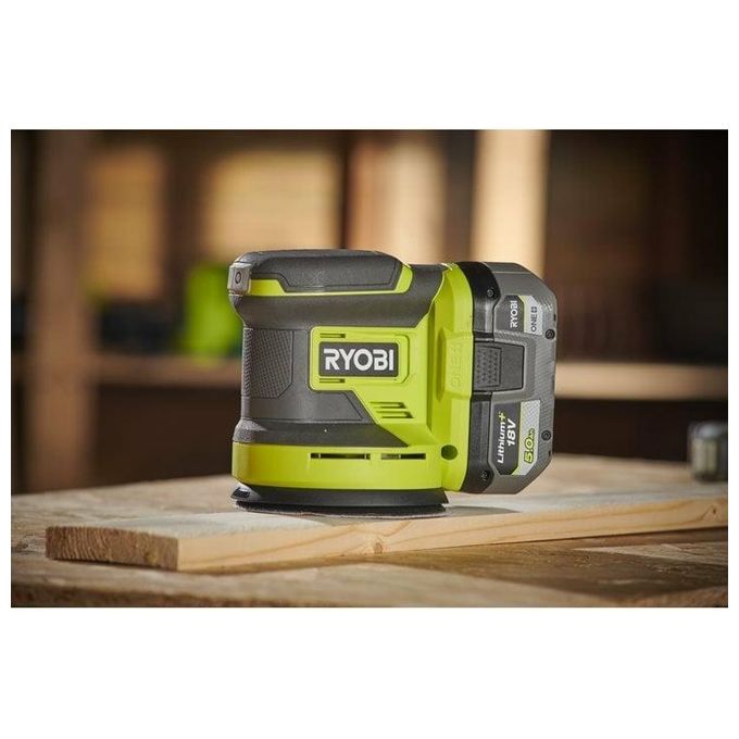 Ryobi R18ROS-0 Levigatrice Rotorbitale 18V ONE Batteria Non Inclusa Diametro Disco 125mm