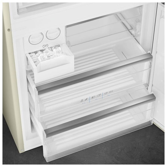 Smeg FC48MDNE Frigorifero Combinato Classe Energetica E 481 Litri Beige
