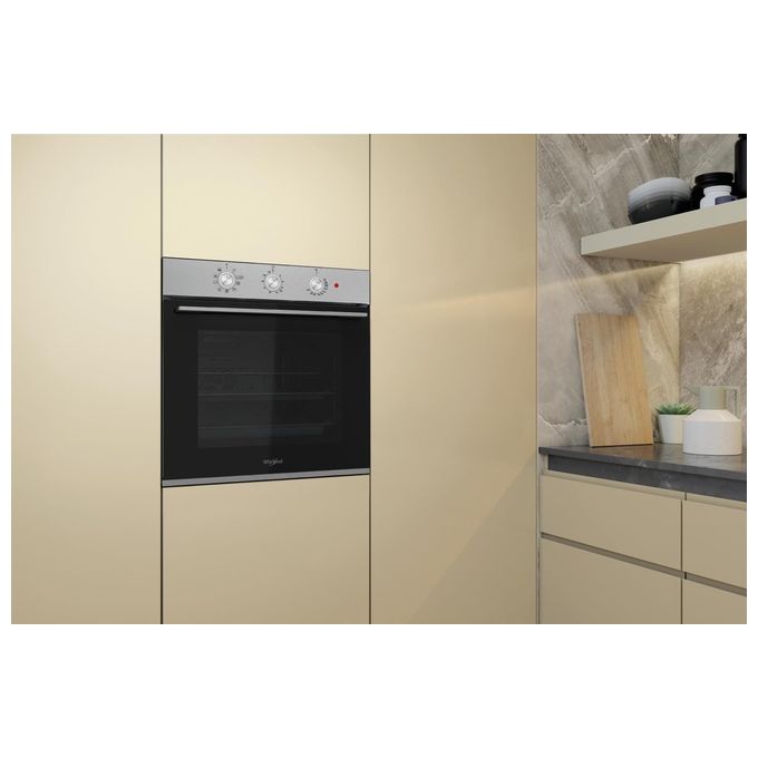Whirlpool OMK38HU0X Forno elettrico Idrolitico Multifunzione 71 litri Classe A inox