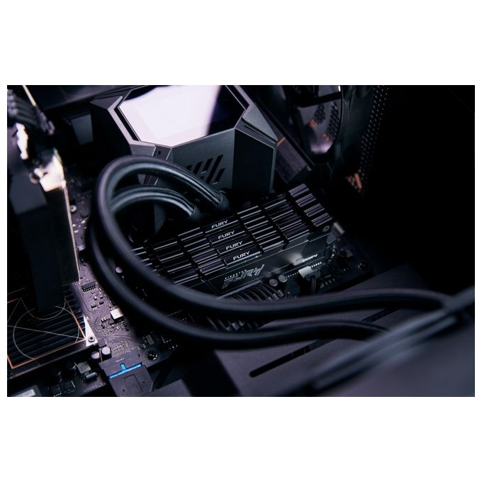 Kingston FURY Renegade DDR4 Kit 32Gb 2x16Gb DIMM 288-PIN 3600 MHz - PC4-28800 CL16 1.35 V senza Buffer non ECC Nero