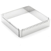 De Buyer Patisserie Frame Steel Adjustable 20-37cm Quadrato