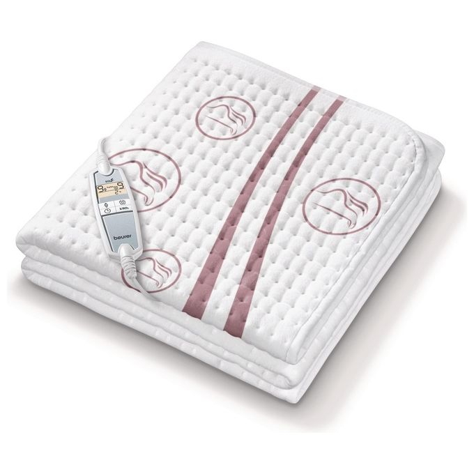Beurer UB 90 Coprimaterasso Termico Singolo 150x80cm 60W Regolazione Separazione 2 Zone Lavabile
