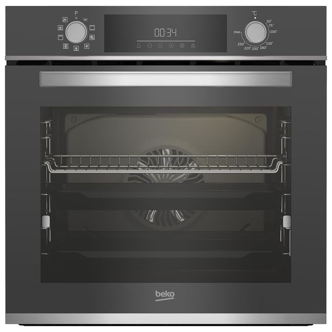 BEKO BBIM13300ZGCSE Forno Elettrico da incasso Multifunzionale 72 Litri Classe A+ con manopole a Scomparsa colore Nero