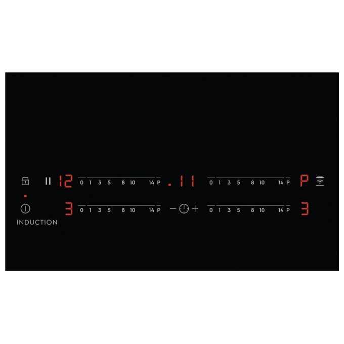 Electrolux EIT81443 Piano cottura a Induzione in Vetroceramica 4 Zone 80 cm Connessione Hob2Hood Nero