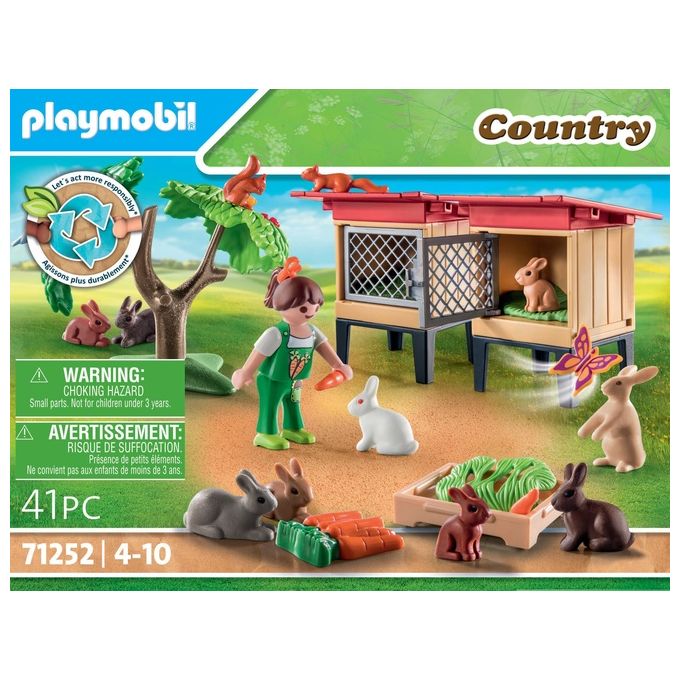 Playmobil Country Recinto dei Conigli