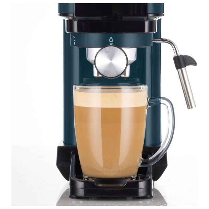 [ComeNuovo] Ariete 1399-11 Macchina Caffe' Cialde e Caffé Macinato in Polvere Espresso Manuale con Erogatore di Vapore 2 Tazze colore Snow White