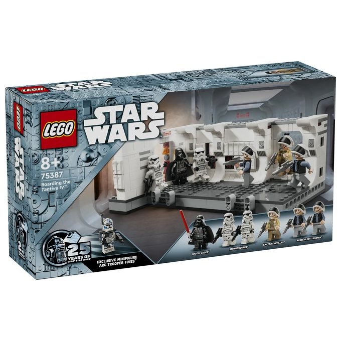 LEGO Star Wars 75387 Imbarco sulla Tantive IV, Giochi Bambini 8+, Scena nell'Astronave Giocattolo da Costruire con Minifigure