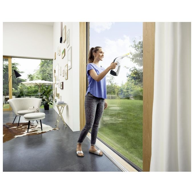 Karcher WV 6 Plus Pulitore di Finestra Elettrico 0.15 Litri Argento-Bianco