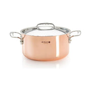 De Buyer Prima Matera Pentola per Arrosti Rame-Inox 28cm per Induzione