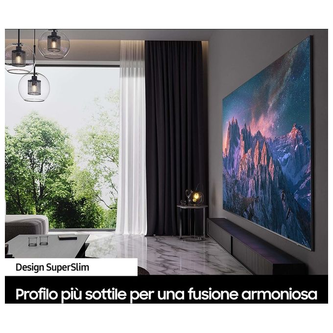 Samsung Tv Qled 4K QE98Q80CATXZT 98 pollici Smart Tv Processore Neural Quantum 4K Motion Xcelerator