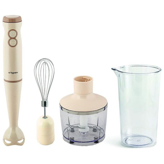 Tognana Champagne Frullatore Immersione 400W Potente e Compatto