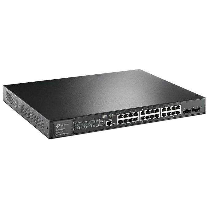 Tp-Link TL-SG3428XMP Switch di Rete Gestito L2+ Gigabit Ethernet 10-100-1000 Supporto Power Over Ethernet Nero