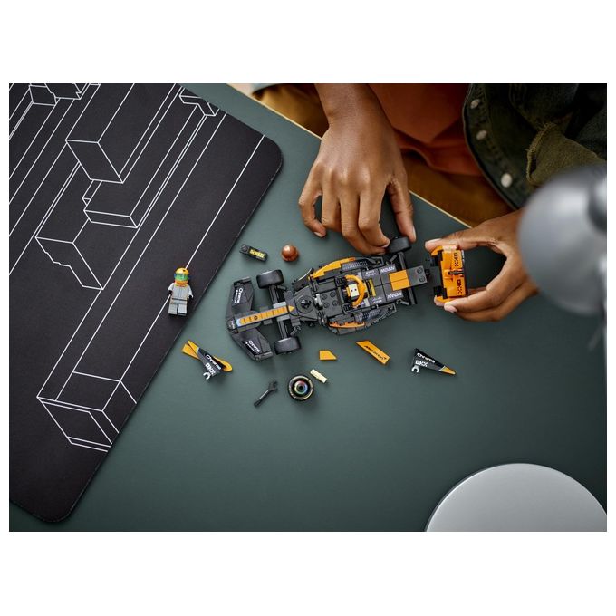 LEGO Speed Champions 76919 Mono Splitposto da Corsa McLaren Formula 1 2023, Macchina Giocattolo F1 per Bambini 9+, Auto da Costruire