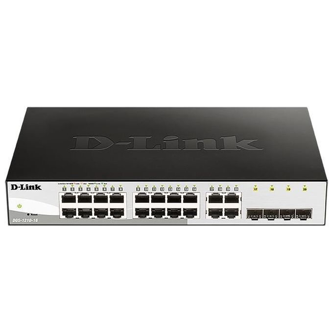D-link switch 16 porte giga 4 porte combo sfp