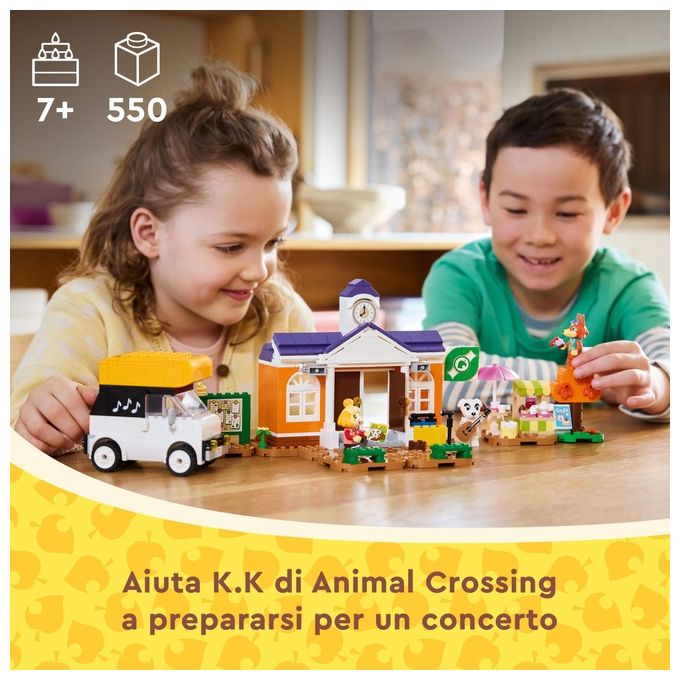 Lego Animal Crossing Concerto in Piazza con K.k.