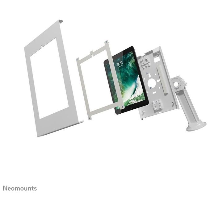 Neomounts by Newstar Supporto per Tablet da Tavolo Girevole per Tablet da 9.7-11'' Bianco