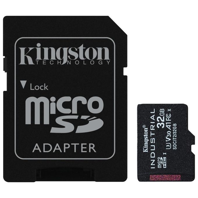 Kingston Technology Industrial 32Gb MiniSDHC UHS-I Classe 10