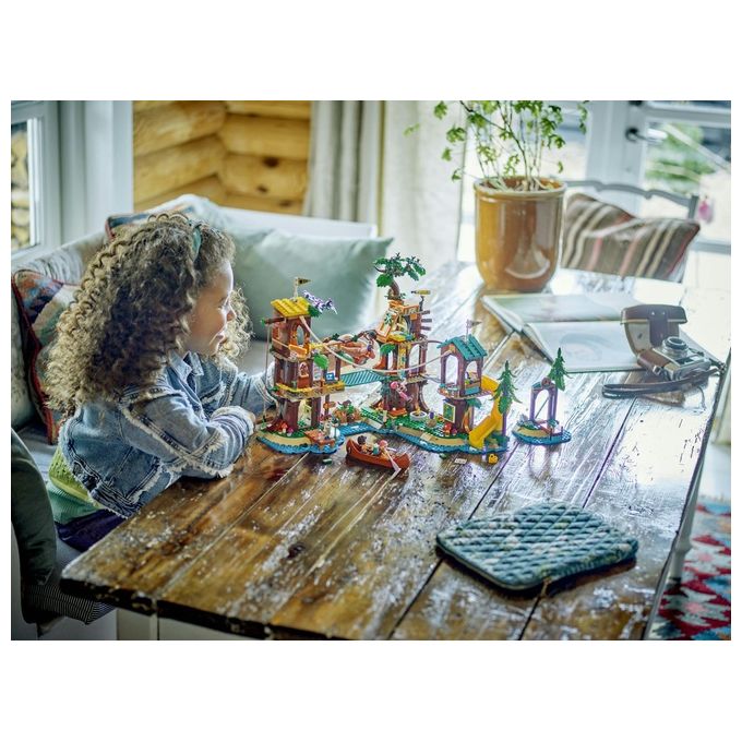LEGO Friends La Casa sull'Albero al Campo Avventure Gioco Educativo per Bambine e Bambini da 8 Anni con Casa da Costruire 5 Mini Bamboline e 5 Animali Giocattolo Idea Regalo di Compleanno 42631