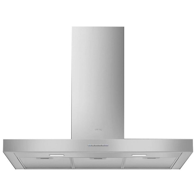Smeg KBT900XE Cappa a Espulsione Decorativa Murale Estetica Universale Classe energetica A 3 Velocita' 90 cm Inox