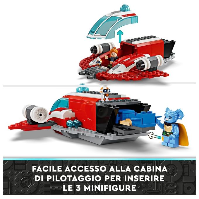 LEGO Star Wars 75384 The Crimson Firehawk, Starter Set con Astronave Giocattolo, Speeder Bike e 3 Personaggi, Regalo Bambini 4+