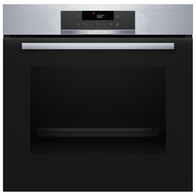 Bosch Serie 2 HBA171BS3 Forno elettrico da incasso 71 Litri Classe A+ Pirolitico Display touch 10 programmi automatici 5 funzioni 60 cm Inox