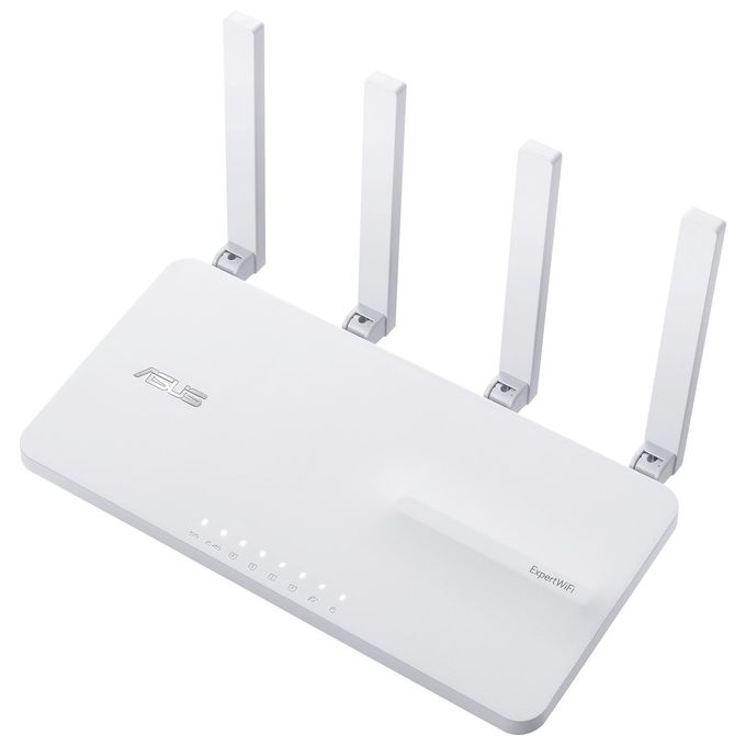 ASUS ExpertWiFi EBR63 AX30000 Router Business Dual-band WIFI, SDN, VLAN, Dual WAN, VPN, Guest Portal, Free WiFi, AiProtection Pro, Bianco