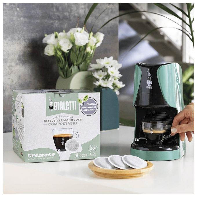 Bialetti Cialde Monodose Box 50 pezzi Cremoso