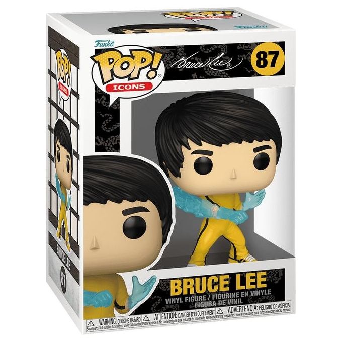 Funko Personaggio Collezione 81066 Pop Icons Bruce Lee 87 Statuetta da Collezione di Alta Qualita'