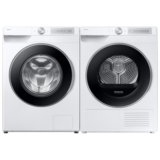 Samsung WW11DG6B85LHU3 Lavatrice Carica Frontale 11 Kg 1400 rpm Classe A Ecodosatore AI Control Vapore (85x60x60 cm) colore Bianco