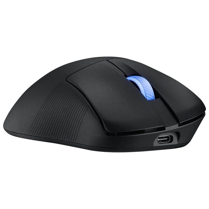 ASUS ROG Keris II Ace Wireless AimPoint Black Mouse Mano Destra RF Wireless  Bluetooth  USB Type-A Ottico 42000 DPI