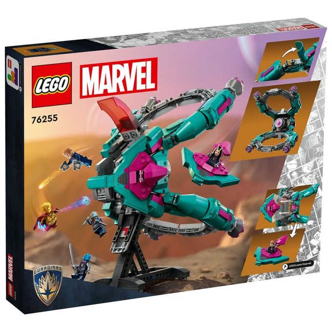 LEGO 76255 L’Astronave dei Nuovi Guardiani Set da Costruzione 1108 pezzi colore Multicolore