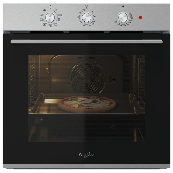 Whirlpool OMK38HU0X Forno elettrico Idrolitico Multifunzione 71 litri Classe A inox