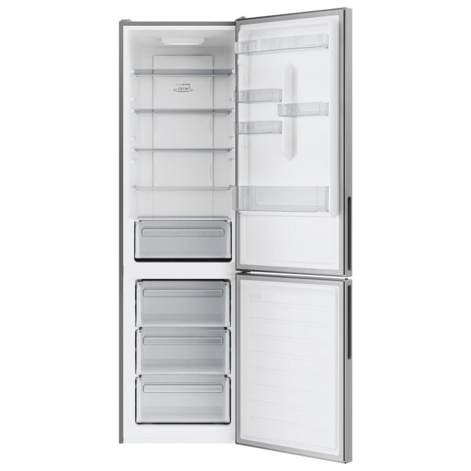 Candy Fresco CCE4T620DS Frigorifero Combinato Libera Installazione 377 Litri Classe Energetica D Argento