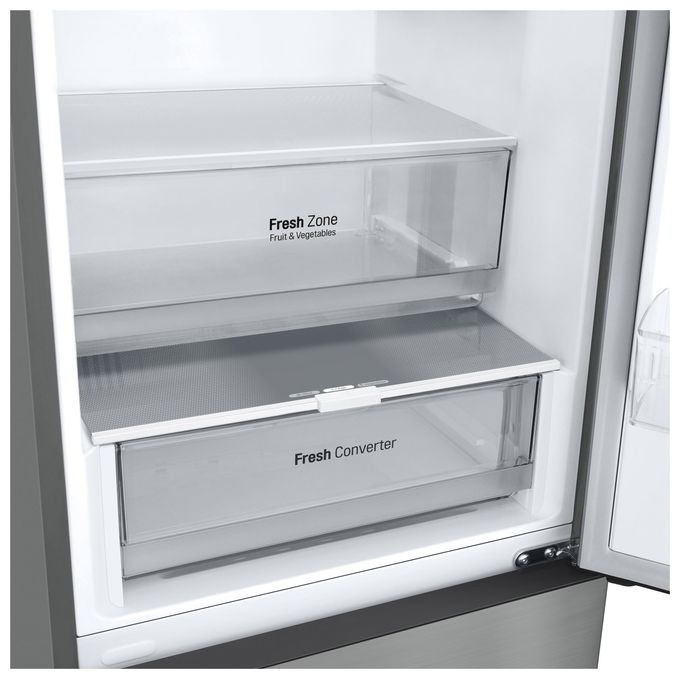 LG GBV22NCBPY Frigorifero Combinato Capacita' 387 Litri Classe energetica B Raffreddamento No Frost colore Argento