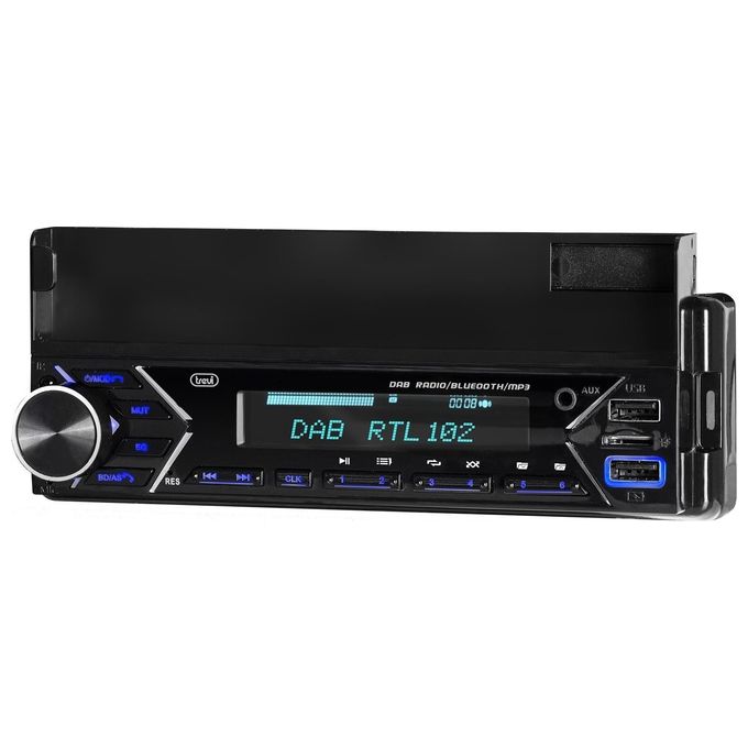 Trevi SCD 5753 Autoradio Dab Bluetooth Usb 160W Nero