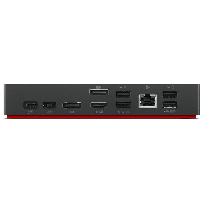 Lenovo 40ay0090eu Replicatore di Porte e Docking Station per Notebook Cablato Usb 3.2 Gen 1 Type-C Nero