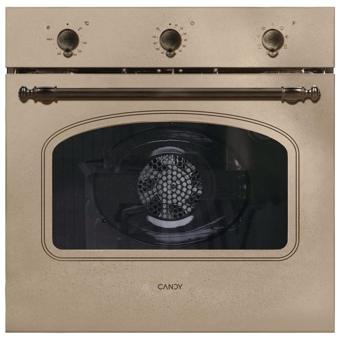 Candy FCC603NAV Forno Elettrico Ventilato a Incasso Capacita' 65 Litri Classe energetica A+ 8 funzioni Tre manopole Fan Assisted Gamma Classica 60 cm Avene