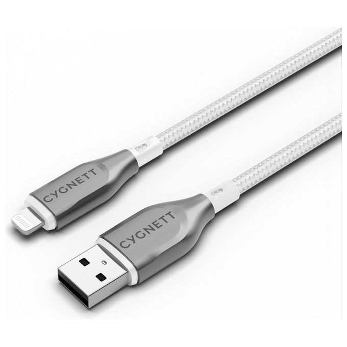 Cygnett Kenable Cavo da Lightning a USB-A 1mt Bianco
