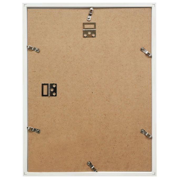 Deknudt Resin Cornice Portafoto 18x24cm Naturale-Bianco con Passepartout