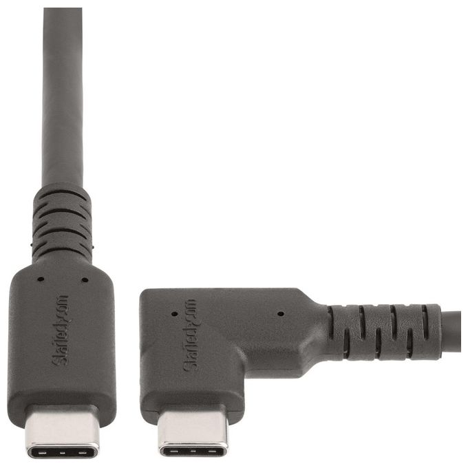 Startech.com Cavo Usb-c Angolare Robusto da 2mt Cavo di Trasferimento Dati Usb Type-c ad Angolo Retto