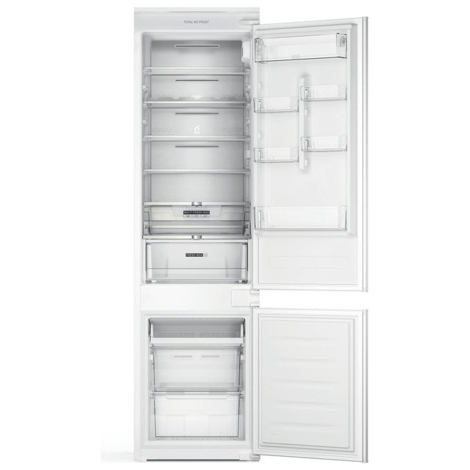 WHIRLPOOL WHC20T352 Frigorifero Combinato Capacita' 280 Litri Classe energetica E NoFrost Allarme porta aperta Zen Inverter Technology 193,5cm Bianco WHC20T352