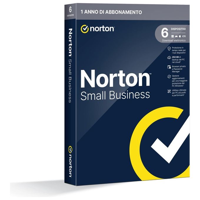 Norton Small Business 250Gb IT 1 User 6 Device 12 Mesi Box