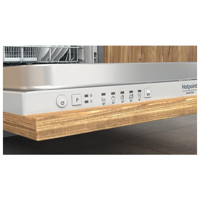Hotpoint HIS 3010 Lavastoviglie da incasso a Scomparsa Totale 13 Coperti Classe Energetica F 4 programmi Cesti Flexiload Terzo cesto 59.8cm Bianco