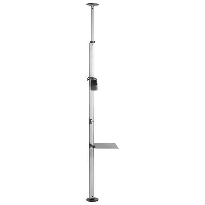 Equip 650621 Supporto Tv a Parete 70'' Nero-Acciaio Inox