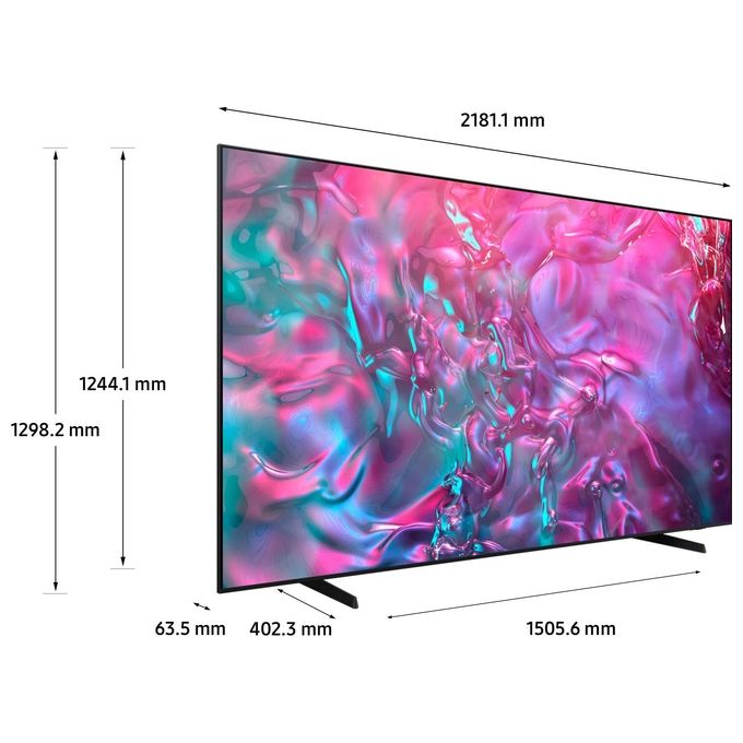 Samsung Tv Led 98 pollici 4k UE98DU9070UXZT Smart TV Cristal Processor 4K AI  Motion Xcelerator 120Hz OTS Lite