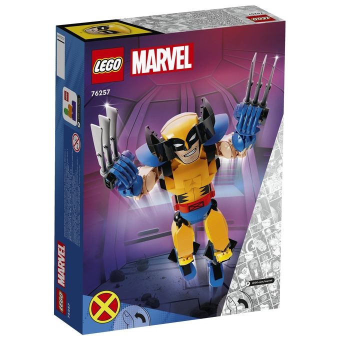 LEGO Marvel 76257 Personaggio di Wolverine, Action Figure Costruibile degli X-Men con 6 Elementi Artiglio, Collezione Supereroi
