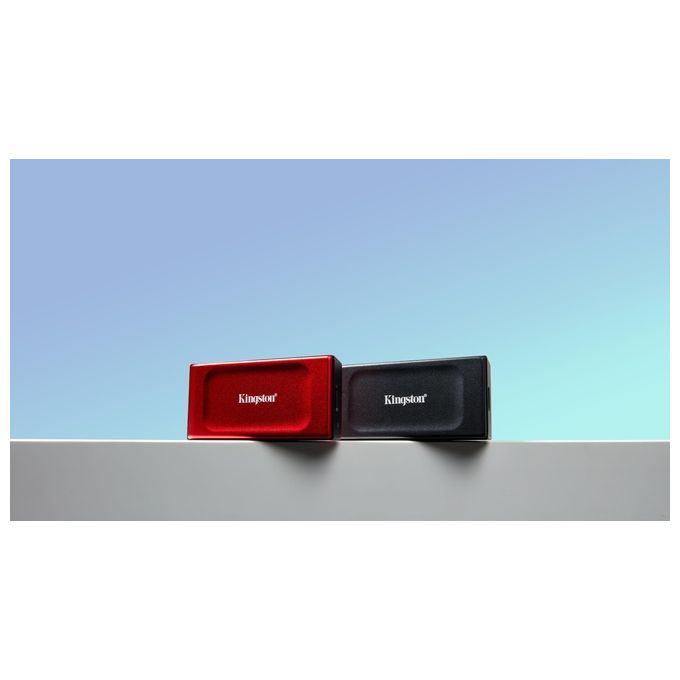 Kingston Technology 1Tb SSD Esterno XS1000 USB 3.2 Gen 2 Rosso