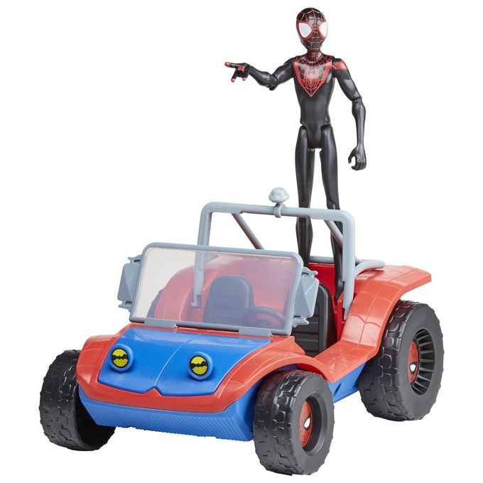 Hasbro Playset Spiderman Macchina Micke Morales e Spider Ham